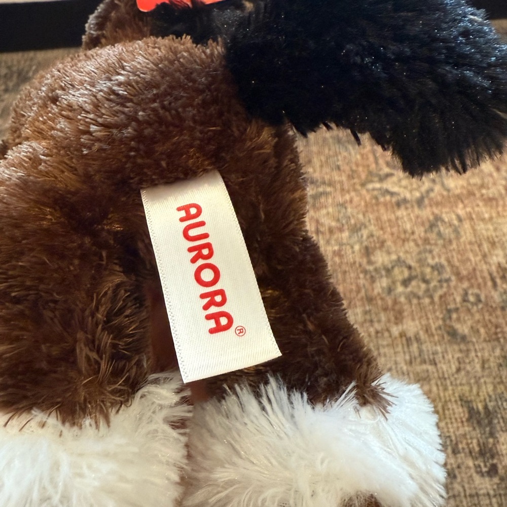Brown and White Plush Horse Aurora Toy - Picture 5 of 5